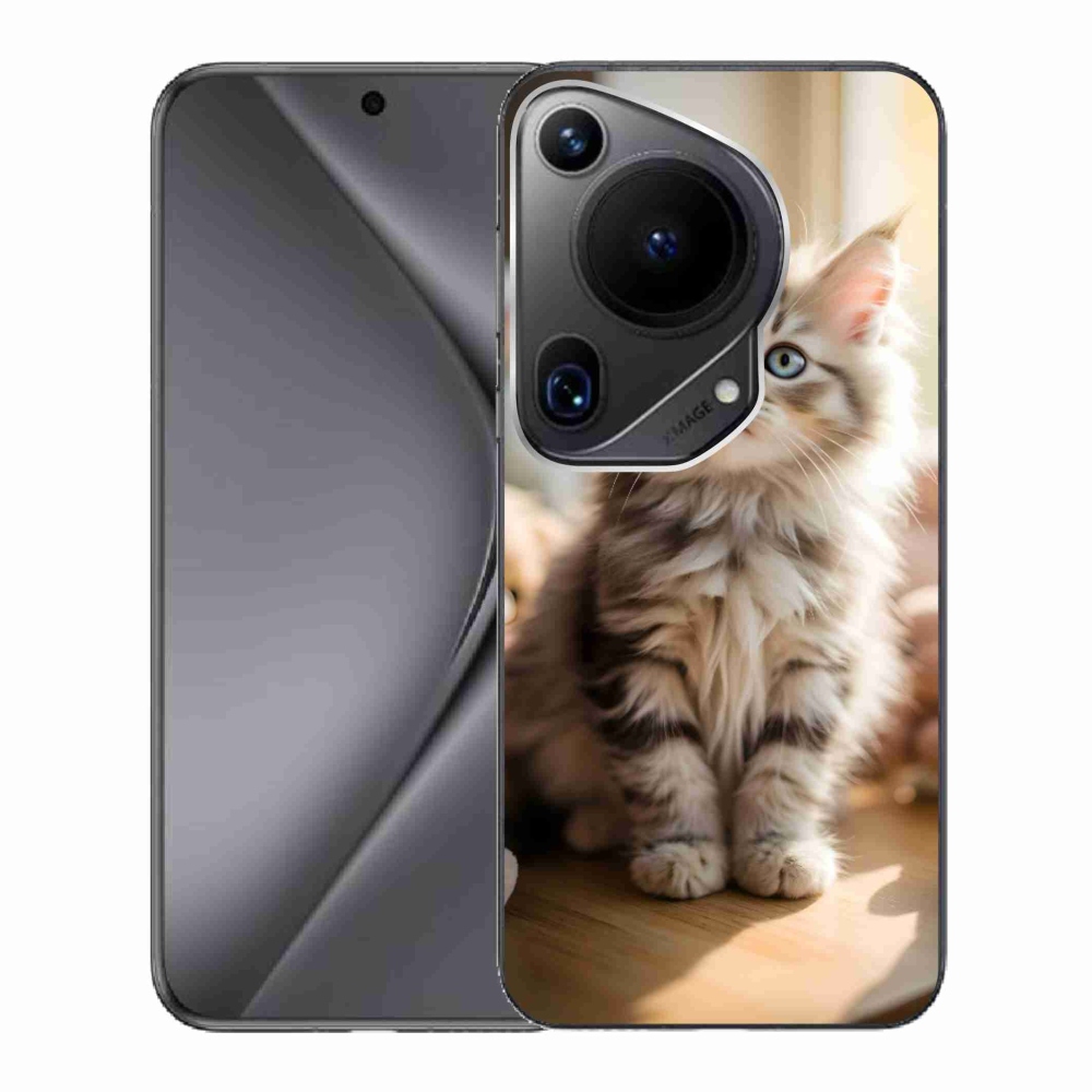 Gelový kryt mmCase na Huawei Pura 70 Ultra - roztomilé kotě 10