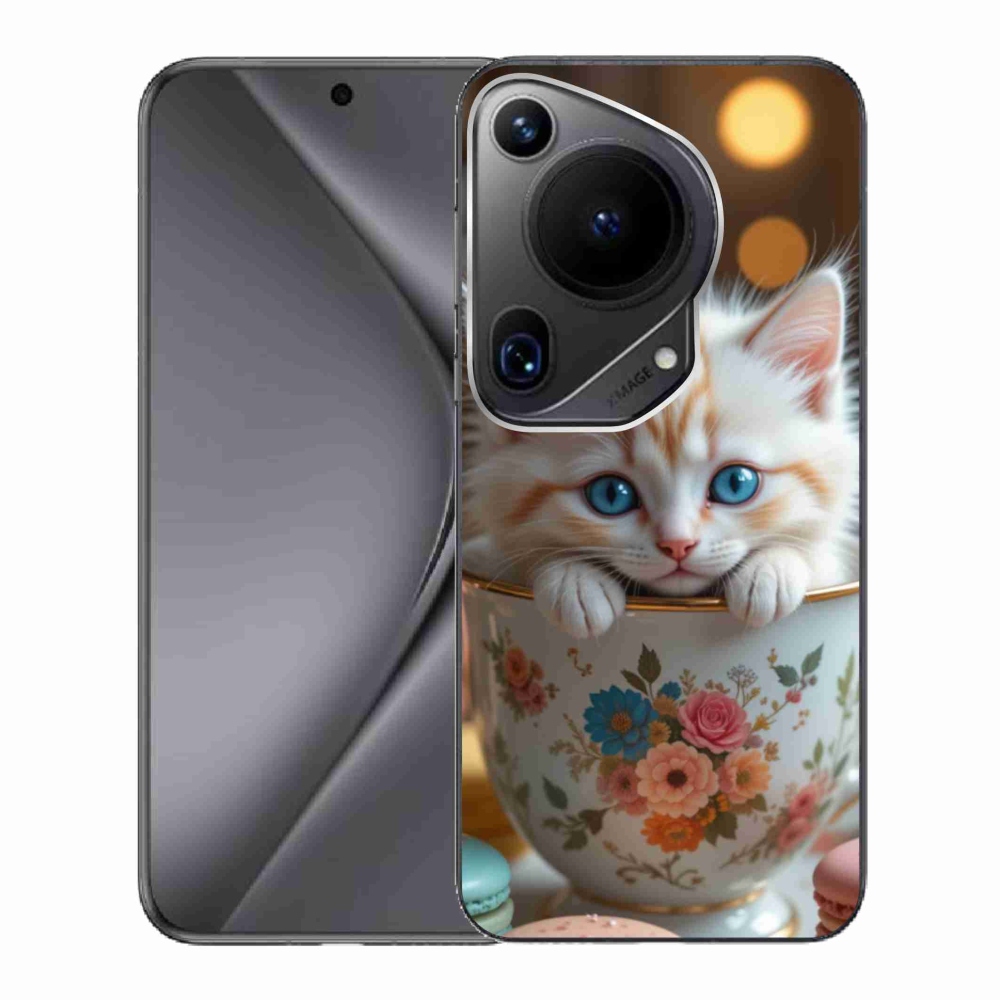 Gelový kryt mmCase na Huawei Pura 70 Ultra - roztomilé kotě 6