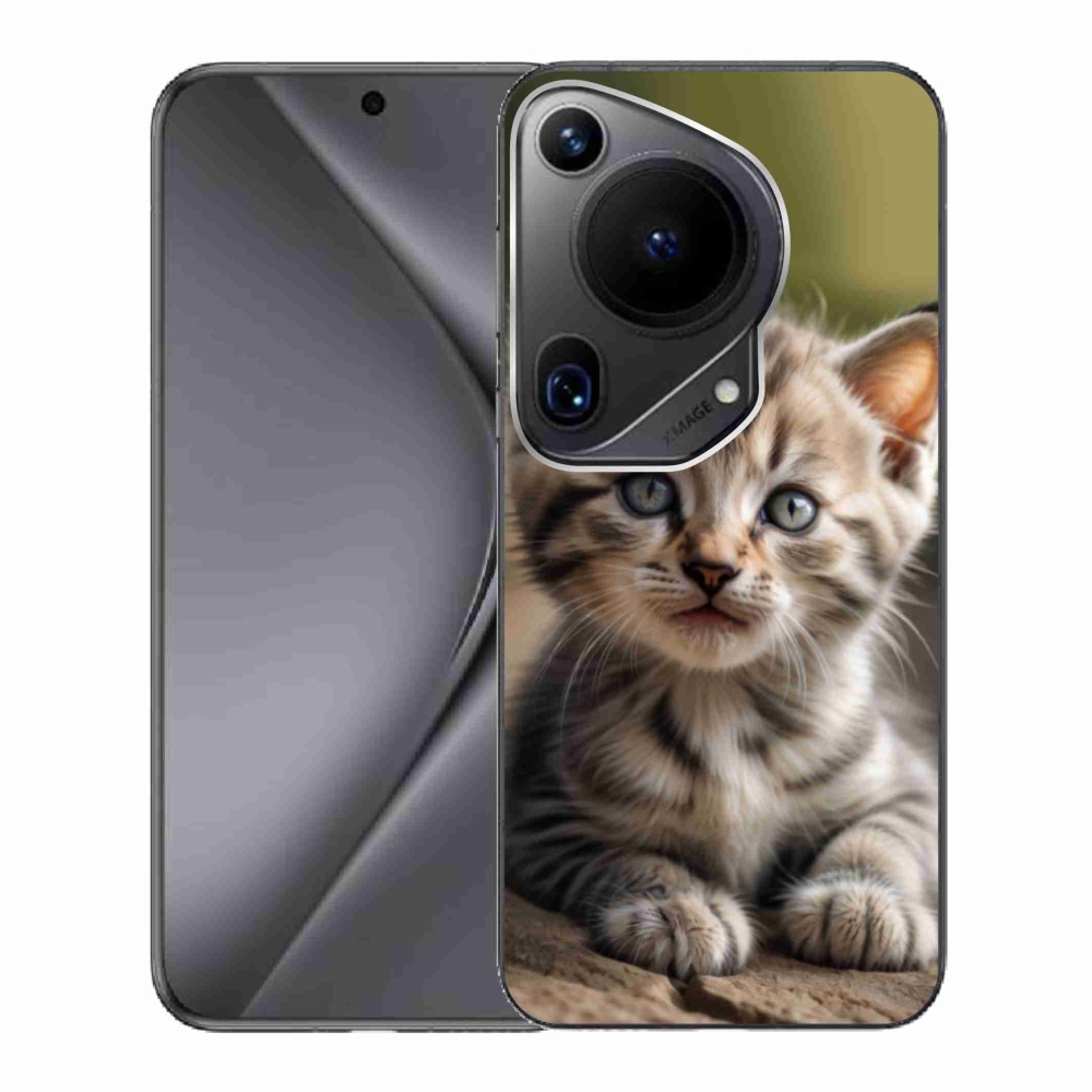 Gelový kryt mmCase na Huawei Pura 70 Ultra - roztomilé kotě 9