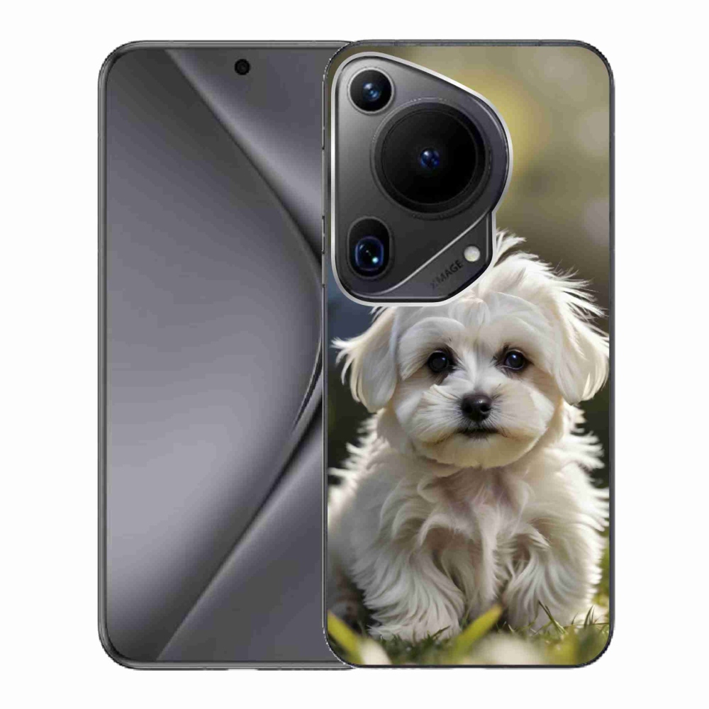 Gelový kryt mmCase na Huawei Pura 70 Ultra - roztomilý maltézský psík