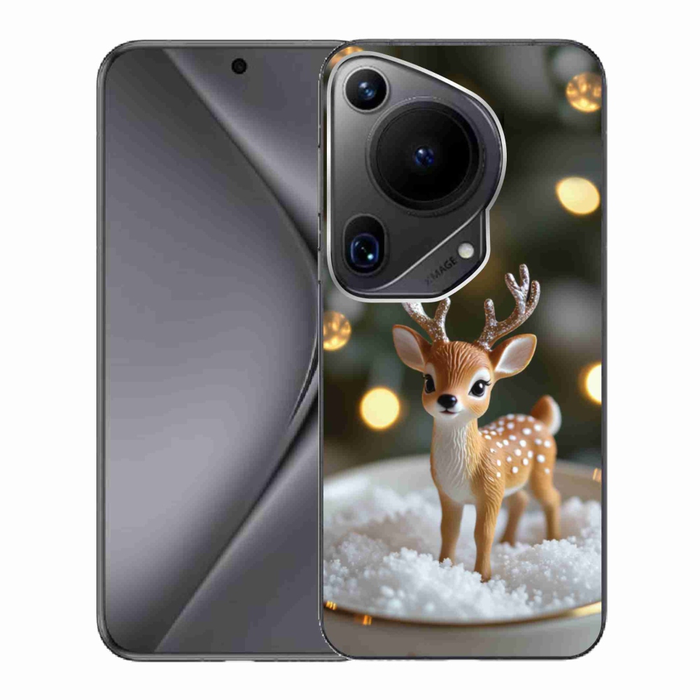 Gelový kryt mmCase na Huawei Pura 70 Ultra - roztomilý vánoční jelen