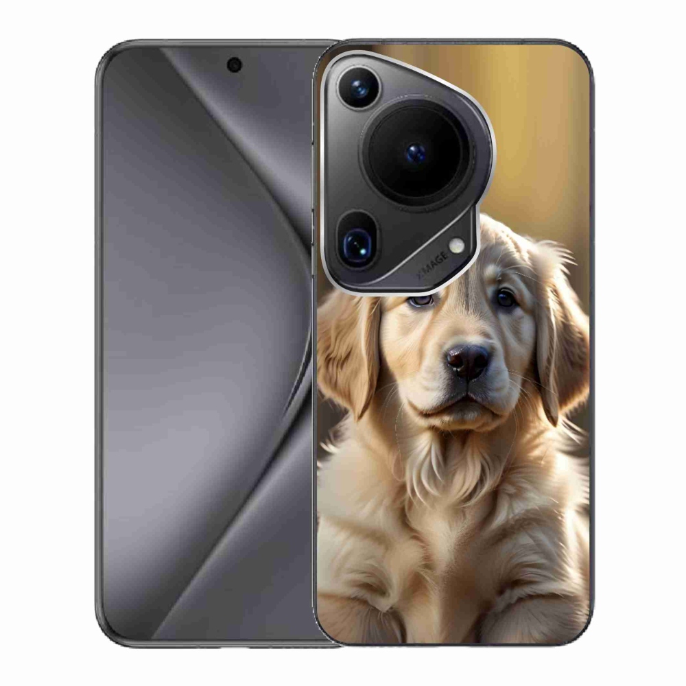 Gelový kryt mmCase na Huawei Pura 70 Ultra - roztomilý zlatý retrívr
