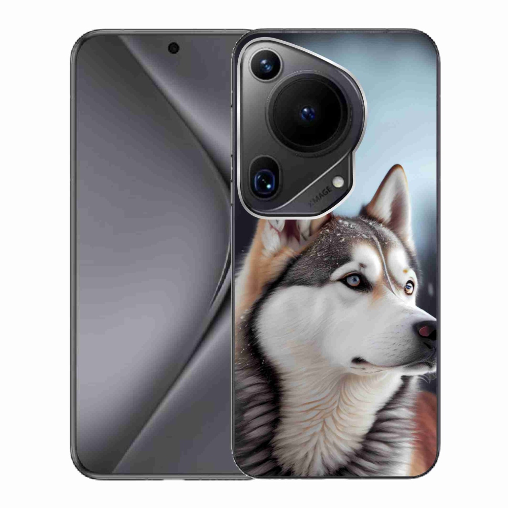 Gelový kryt mmCase na Huawei Pura 70 Ultra - sibiřský husky