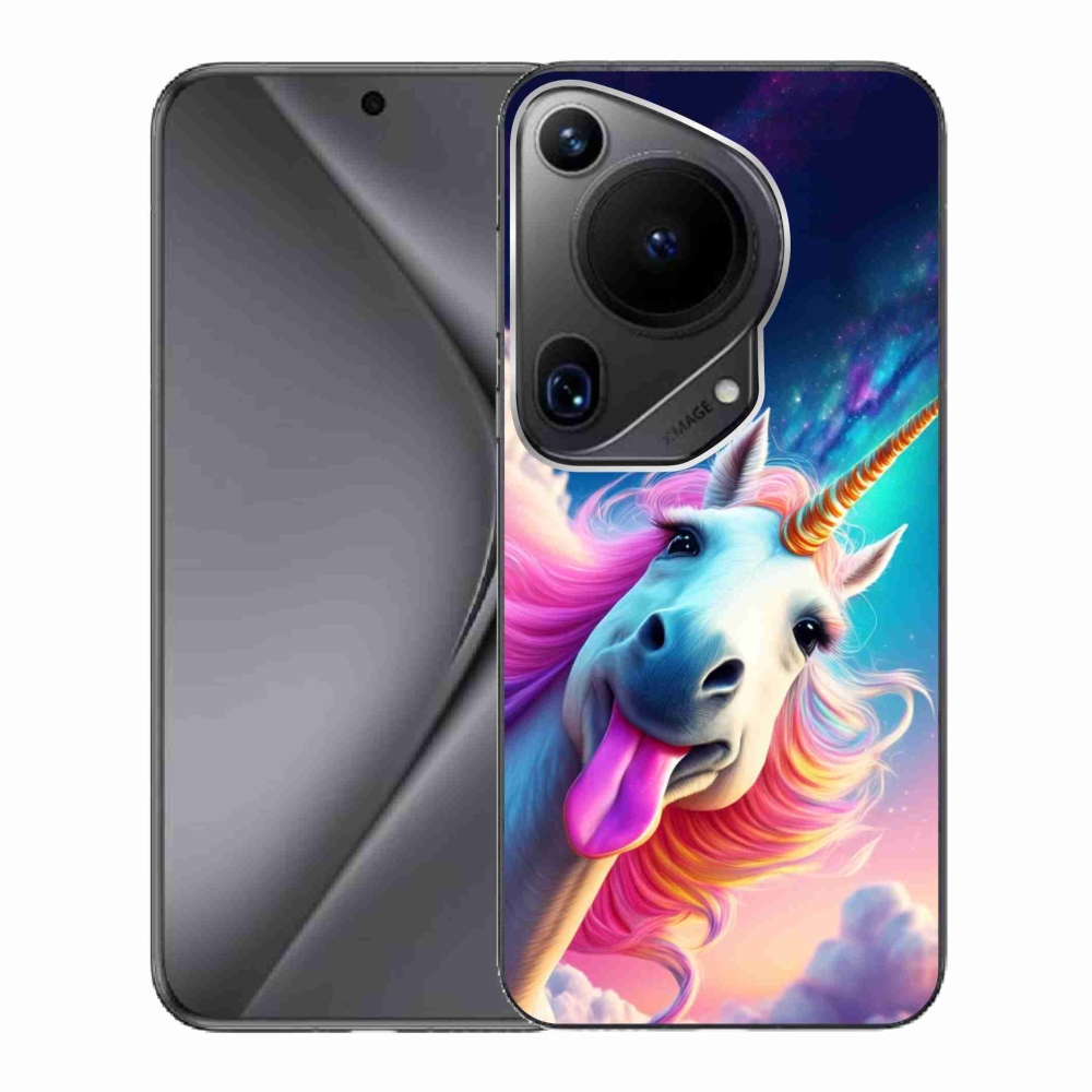 Gelový kryt mmCase na Huawei Pura 70 Ultra - šílený jednorožec