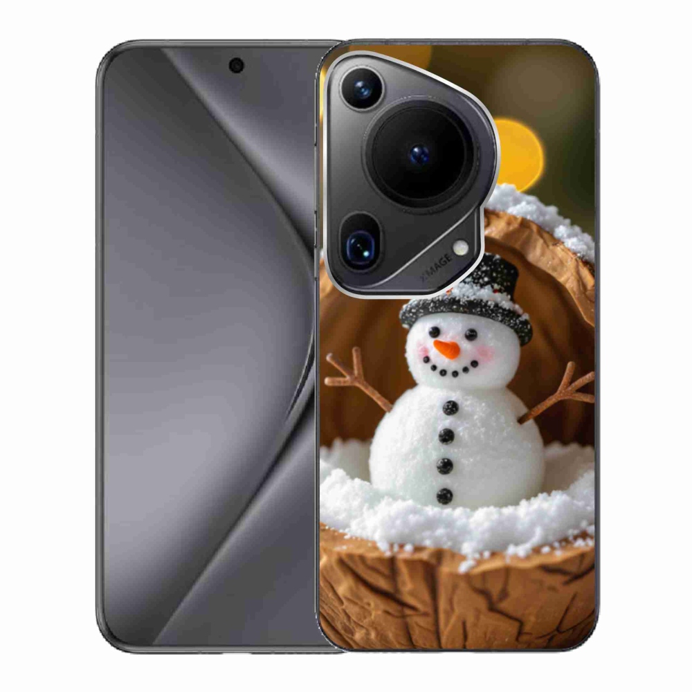 Gelový kryt mmCase na Huawei Pura 70 Ultra - sněhulák 4