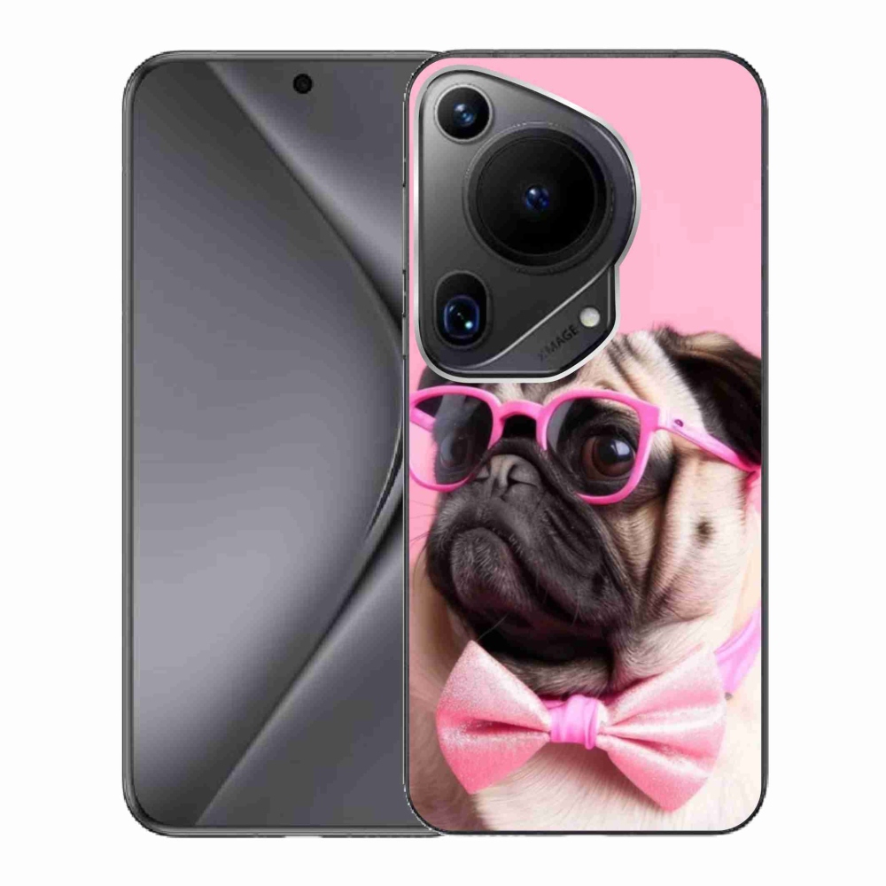 Gelový kryt mmCase na Huawei Pura 70 Ultra - stylový mops