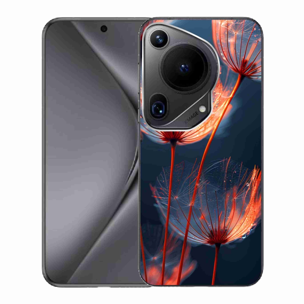 Gelový kryt mmCase na Huawei Pura 70 Ultra - světélkující chmýří