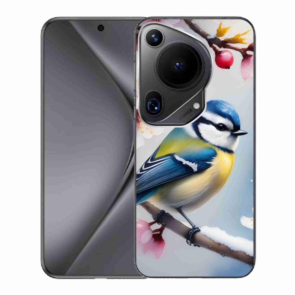 Gelový kryt mmCase na Huawei Pura 70 Ultra - sýkorka