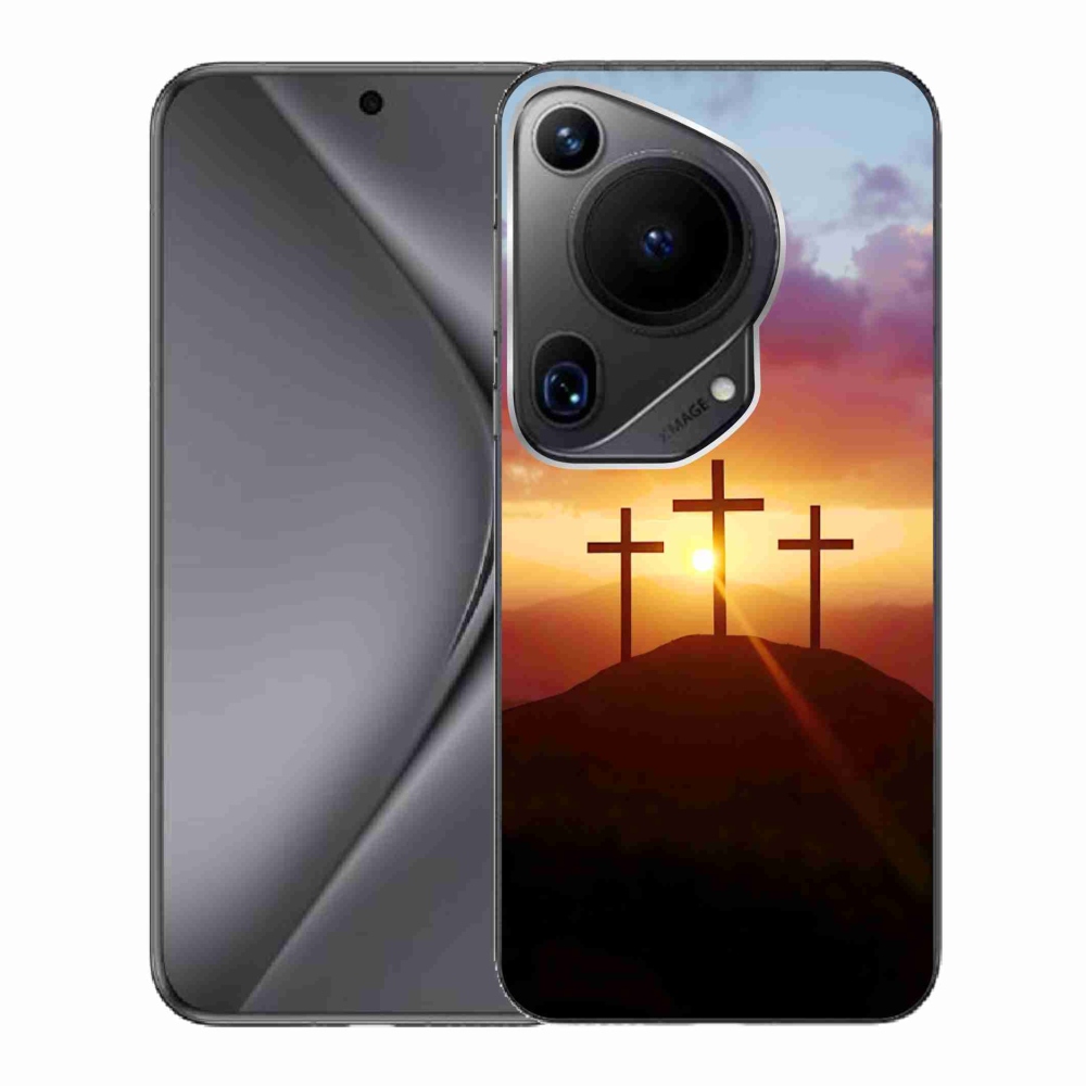 Gelový kryt mmCase na Huawei Pura 70 Ultra - tři kříže
