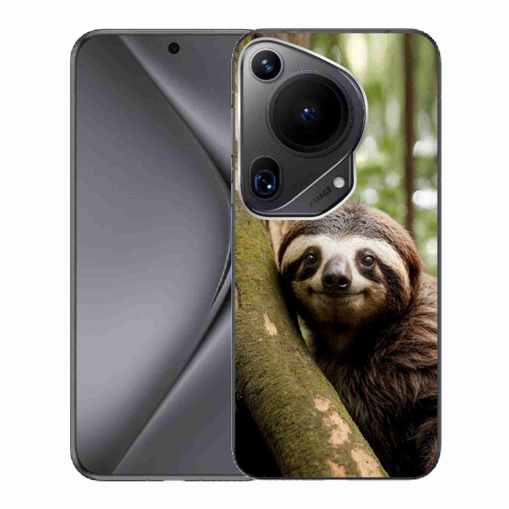 Gelový kryt mmCase na Huawei Pura 70 Ultra - usměvavý lenochod