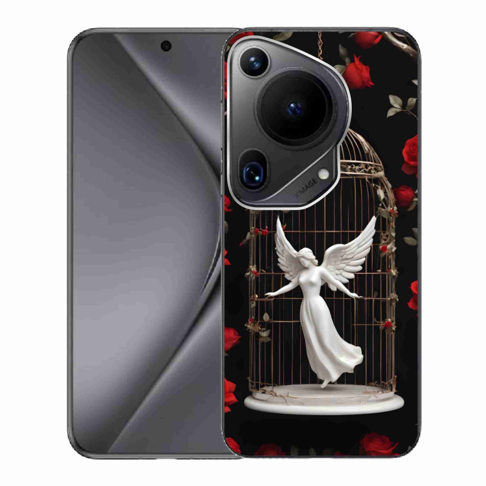 Gelový kryt mmCase na Huawei Pura 70 Ultra - uvězněný anděl
