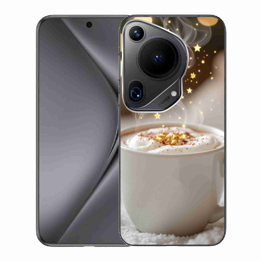 Gelový kryt mmCase na Huawei Pura 70 Ultra - vánoční horký nápoj