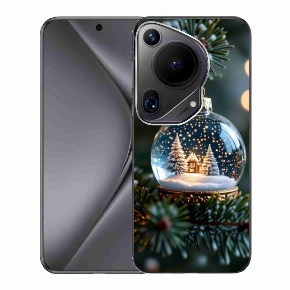 Gelový kryt mmCase na Huawei Pura 70 Ultra - vánoční koule 2