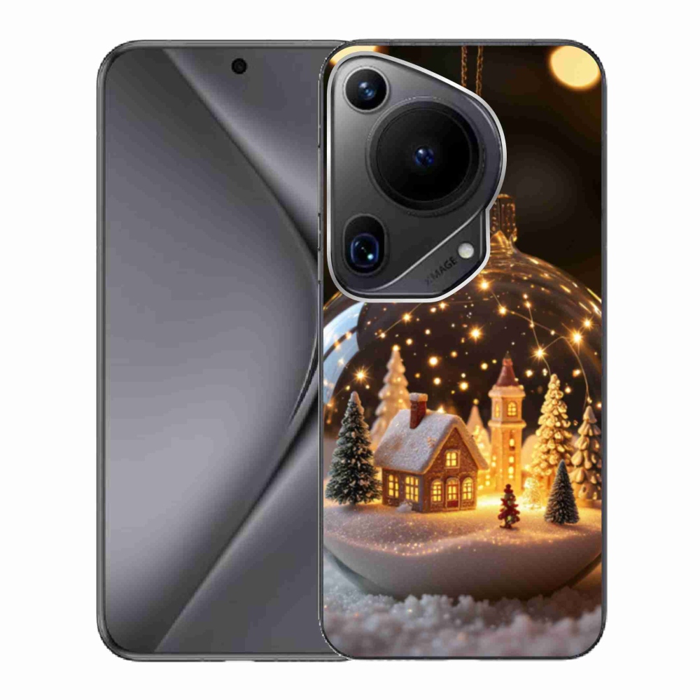 Gelový kryt mmCase na Huawei Pura 70 Ultra - vánoční koule 3