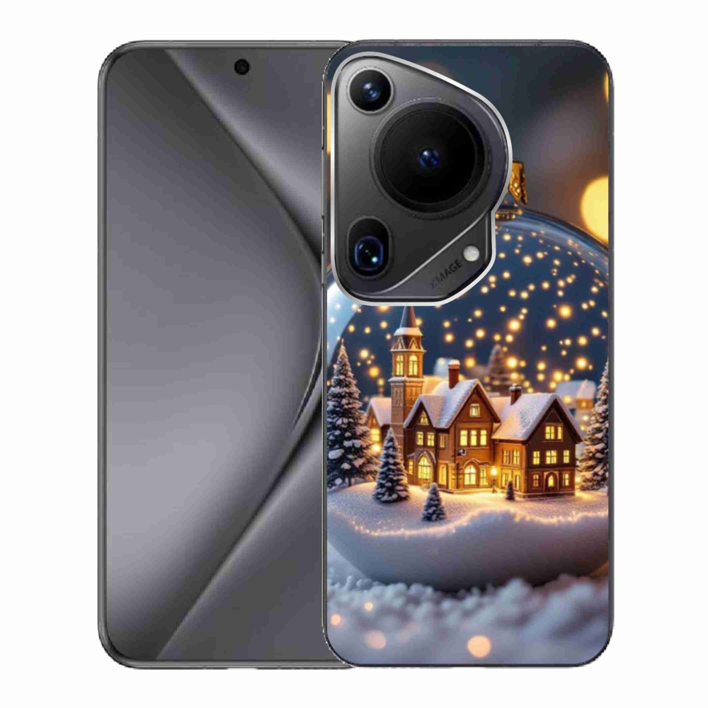 Gelový kryt mmCase na Huawei Pura 70 Ultra - vánoční koule 4