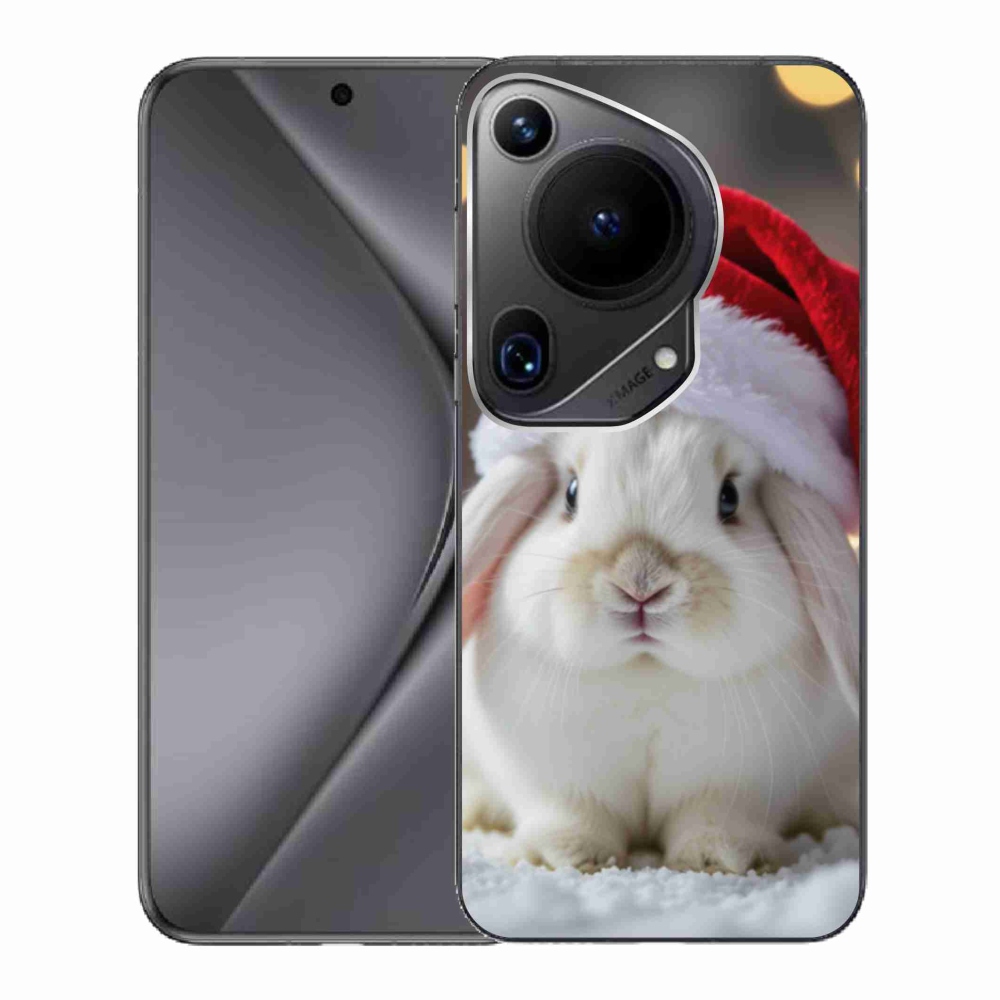 Gelový kryt mmCase na Huawei Pura 70 Ultra - vánoční králík