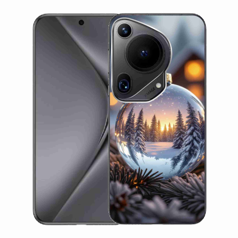 Gelový kryt mmCase na Huawei Pura 70 Ultra - vánoční ozdoba