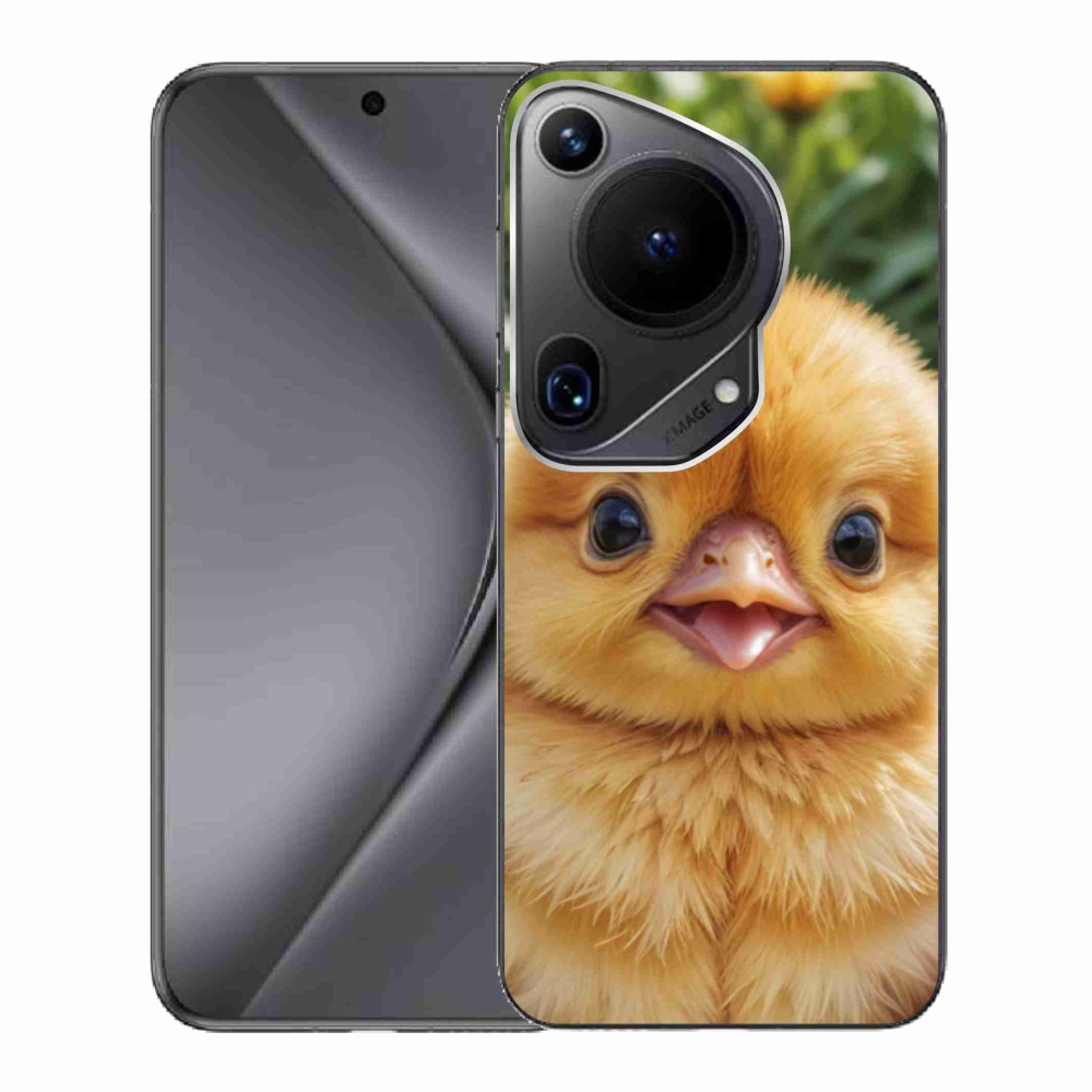 Gelový kryt mmCase na Huawei Pura 70 Ultra - veselé kuřátko