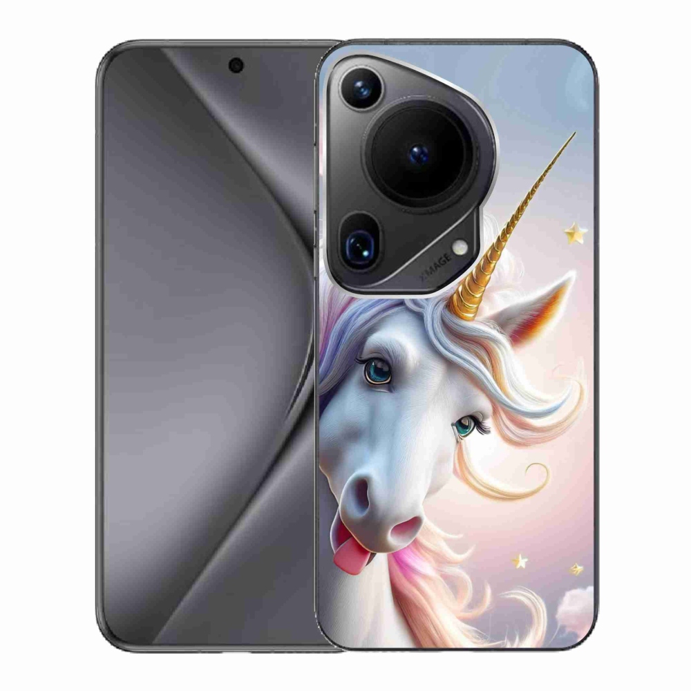 Gelový kryt mmCase na Huawei Pura 70 Ultra - veselý jednorožec