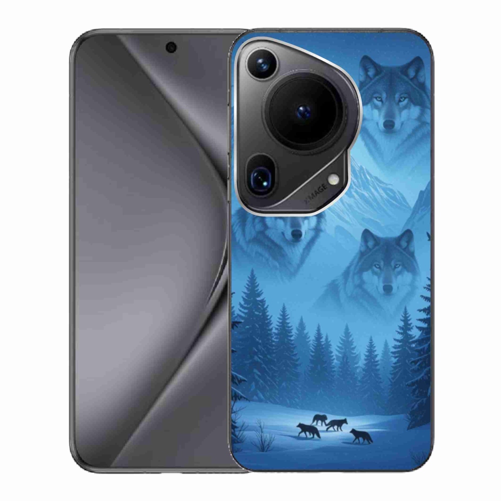 Gelový kryt mmCase na Huawei Pura 70 Ultra - vlčí smečka