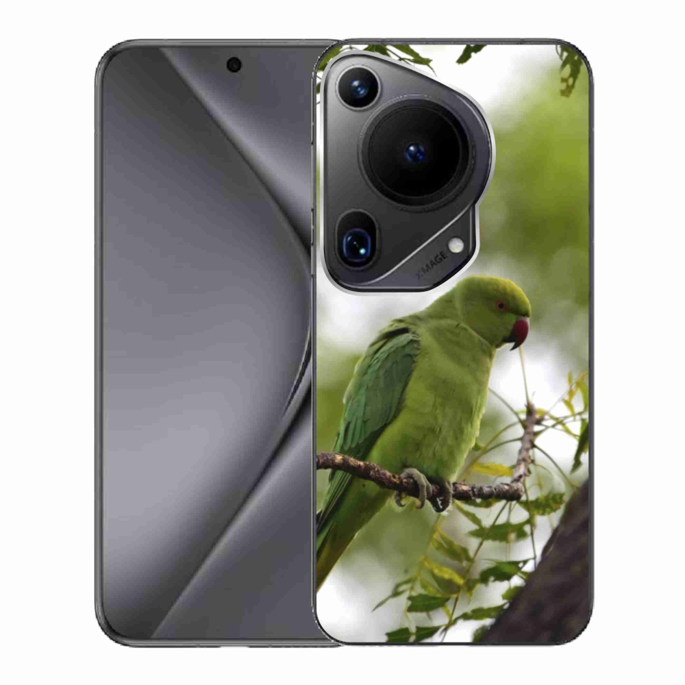 Gelový kryt mmCase na Huawei Pura 70 Ultra - zelený papoušek