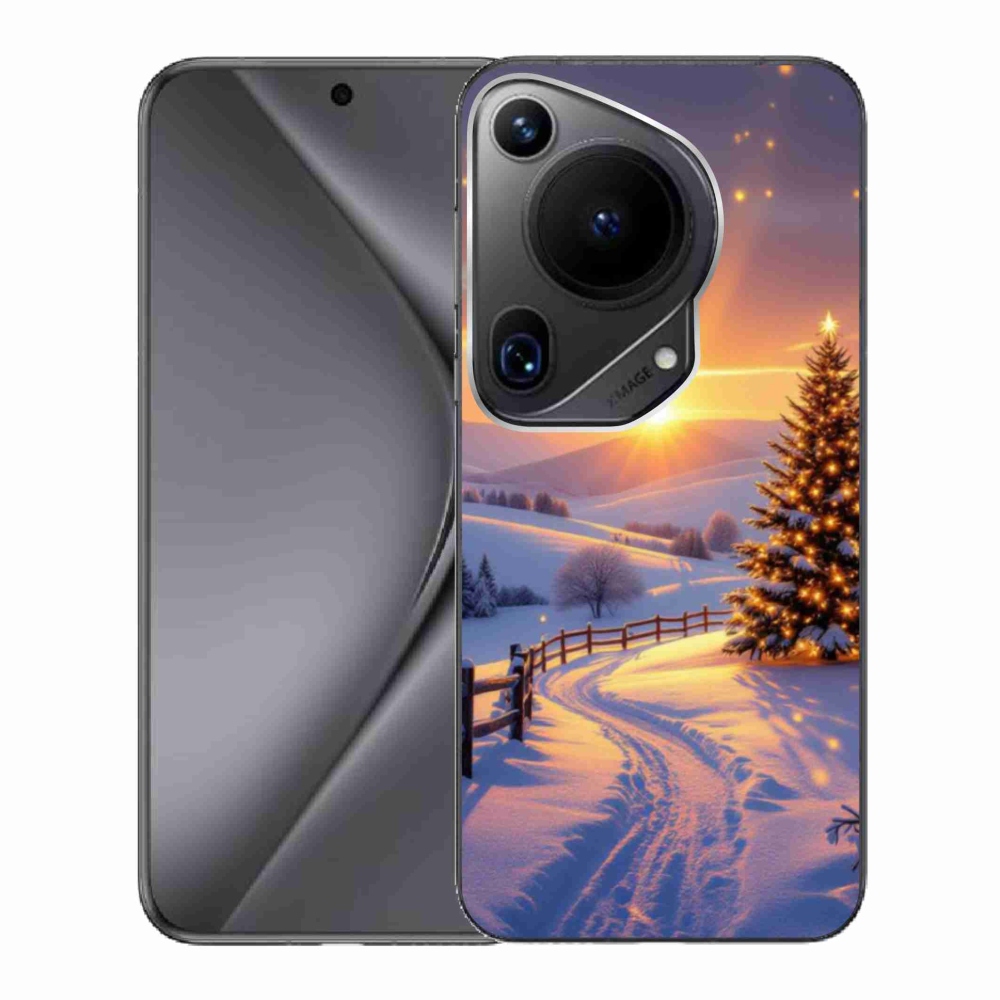 Gelový kryt mmCase na Huawei Pura 70 Ultra - zimní krajina