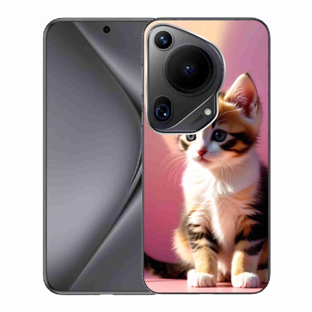 Gelový kryt mmCase na Huawei Pura 70 Ultra - zvědavé kotě 2