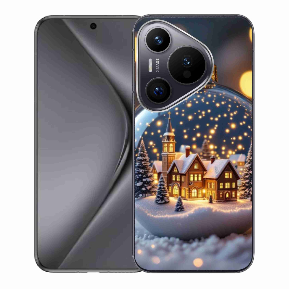 Gelový kryt mmCase na Huawei Pura 70 - vánoční koule 4