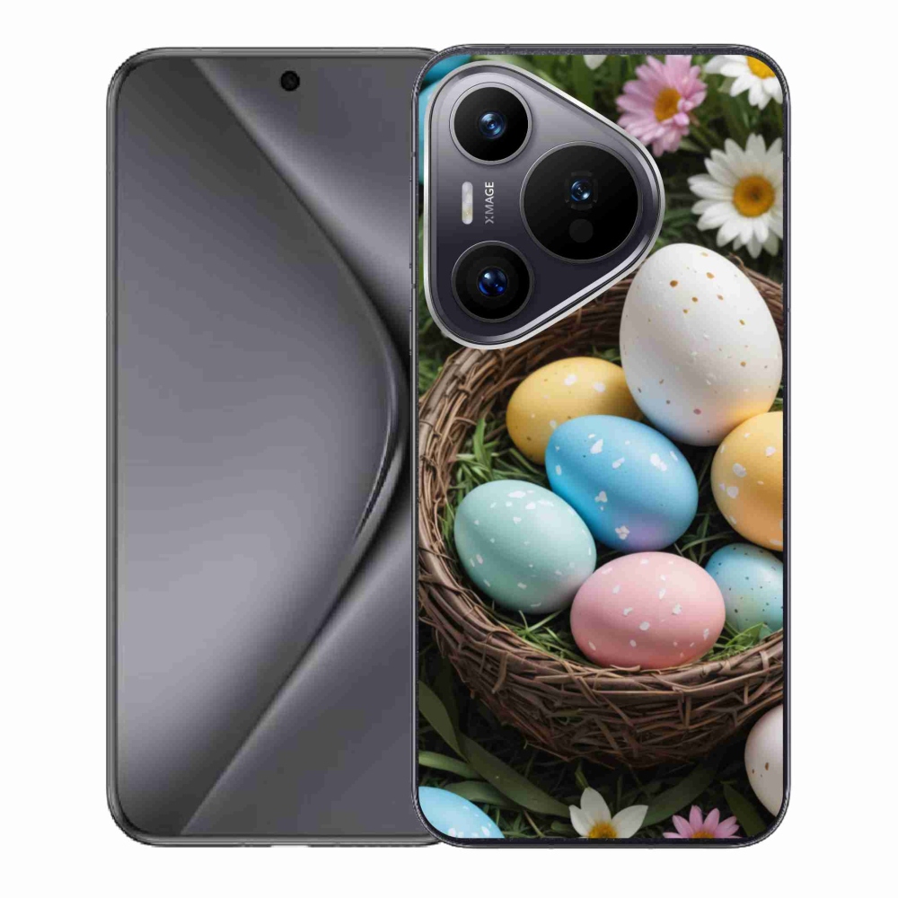 Gelový kryt mmCase na Huawei Pura 70 - velikonoční vajíčka 2
