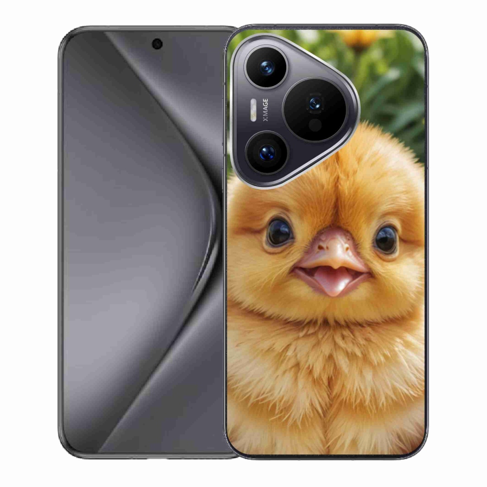 Gelový kryt mmCase na Huawei Pura 70 - veselé kuřátko
