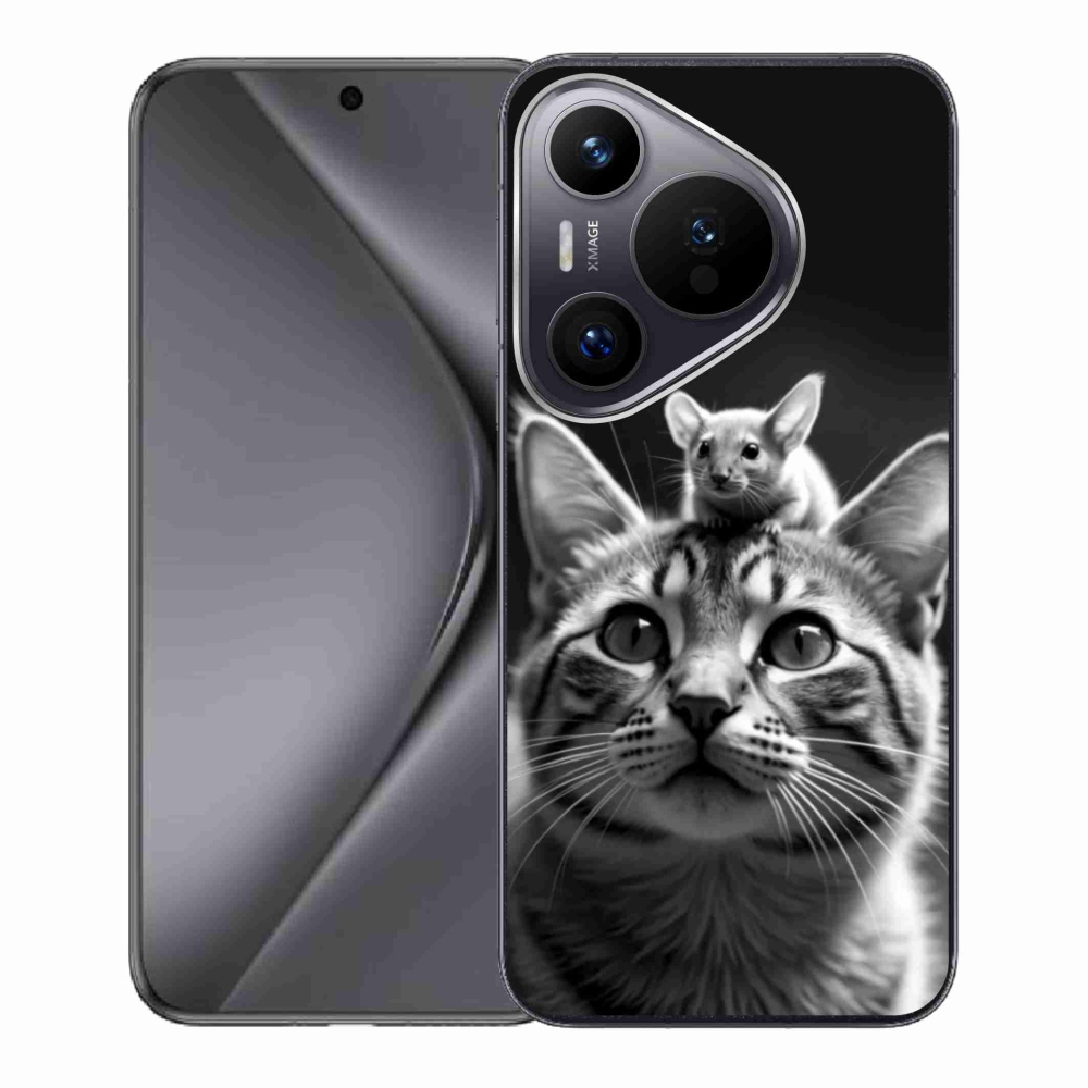Gelový kryt mmCase na Huawei Pura 70 - zvířecí přátelství 2