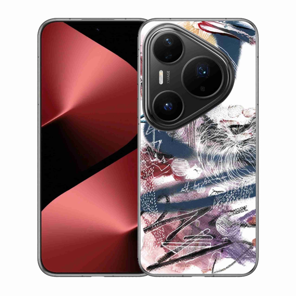 Gelový kryt mmCase na Huawei Pura 80 Pro - abstraktní motiv 28
