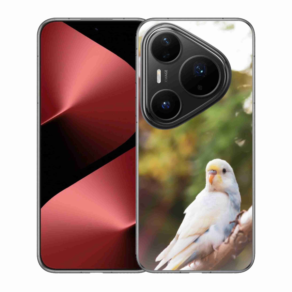 Gelový kryt mmCase na Huawei Pura 80 Pro - andulka bílá
