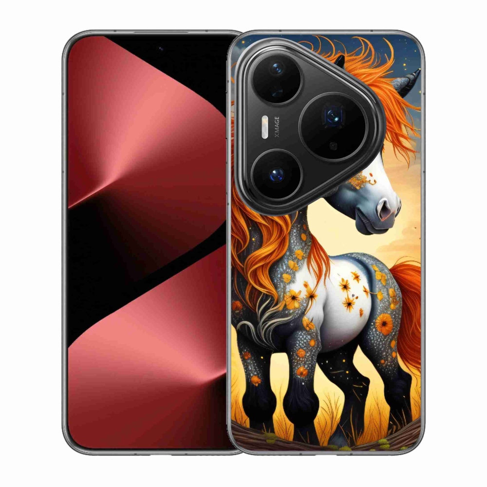 Gelový kryt mmCase na Huawei Pura 80 Pro - barevný poník