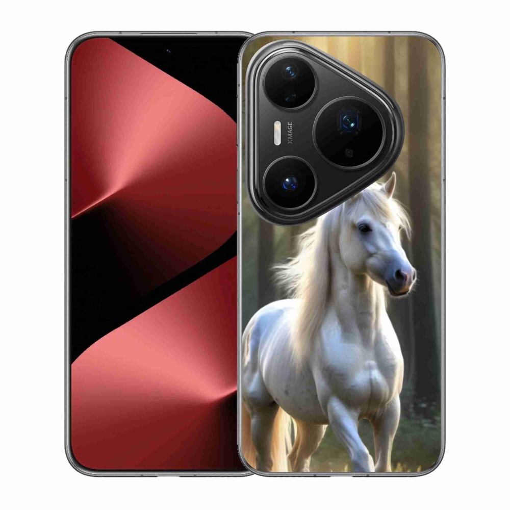 Gelový kryt mmCase na Huawei Pura 80 Pro - bílý kůň 3