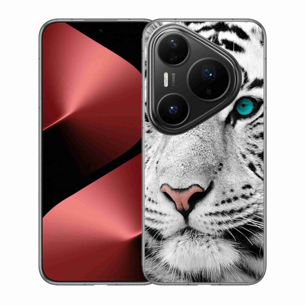 Gelový kryt mmCase na Huawei Pura 80 Pro - bílý tygr