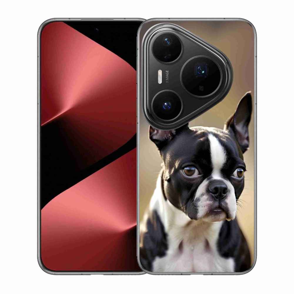 Gelový kryt mmCase na Huawei Pura 80 Pro - bostonský teriér