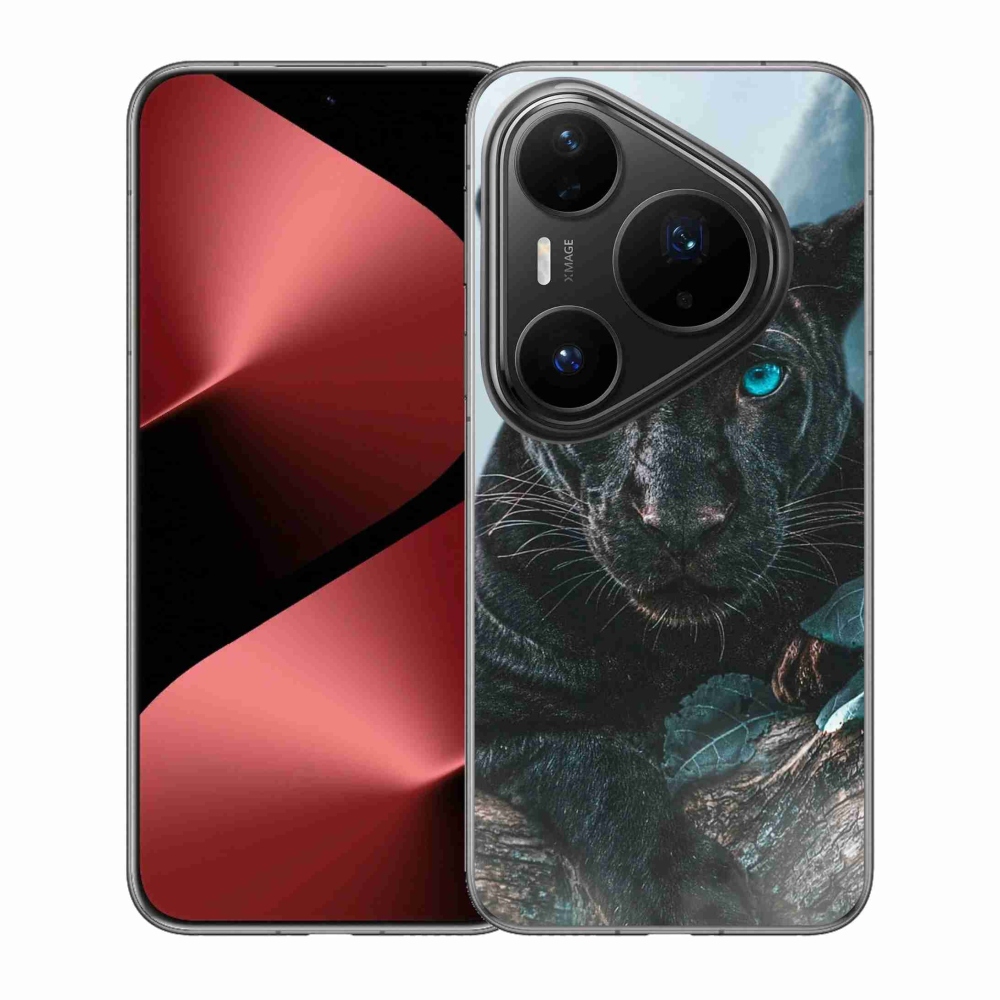 Gelový kryt mmCase na Huawei Pura 80 Pro - černý panter
