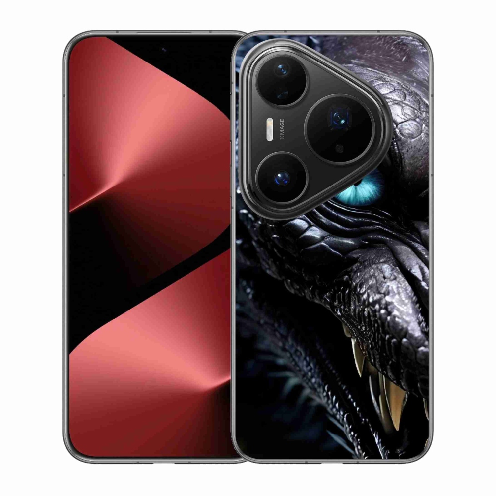 Gelový kryt mmCase na Huawei Pura 80 Pro - dračí pohled