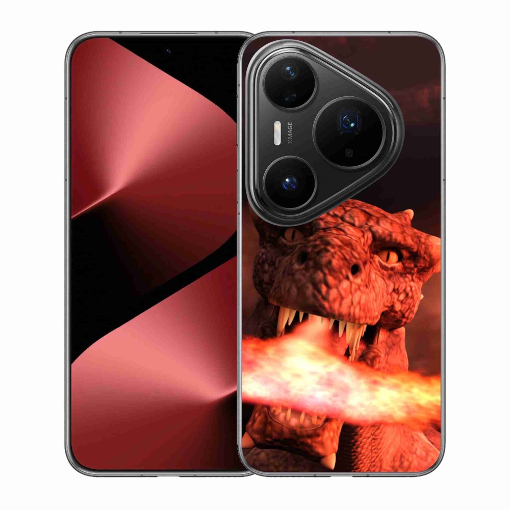 Gelový kryt mmCase na Huawei Pura 80 Pro - drak