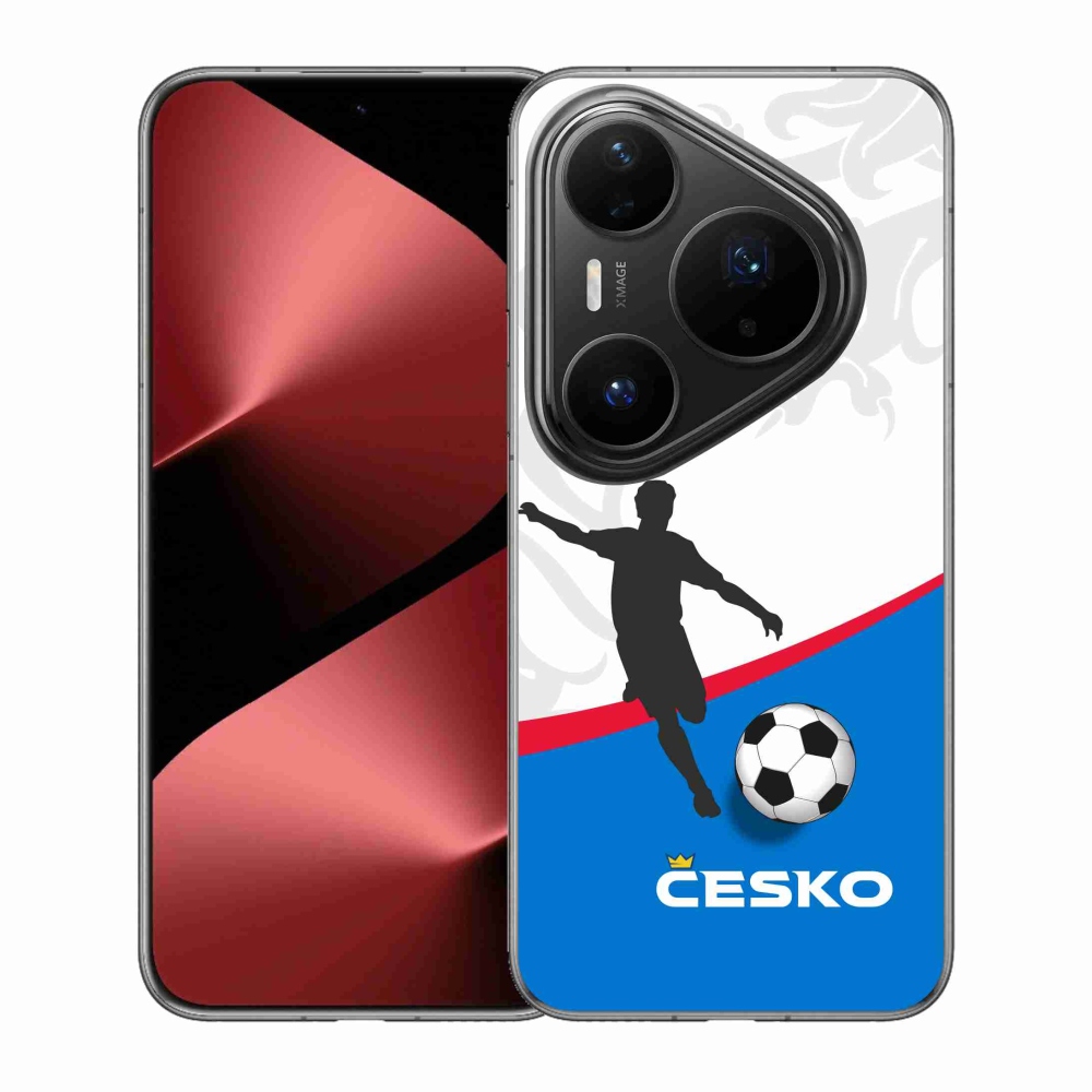 Gelový kryt mmCase na Huawei Pura 80 Pro - fotbal Česko 1