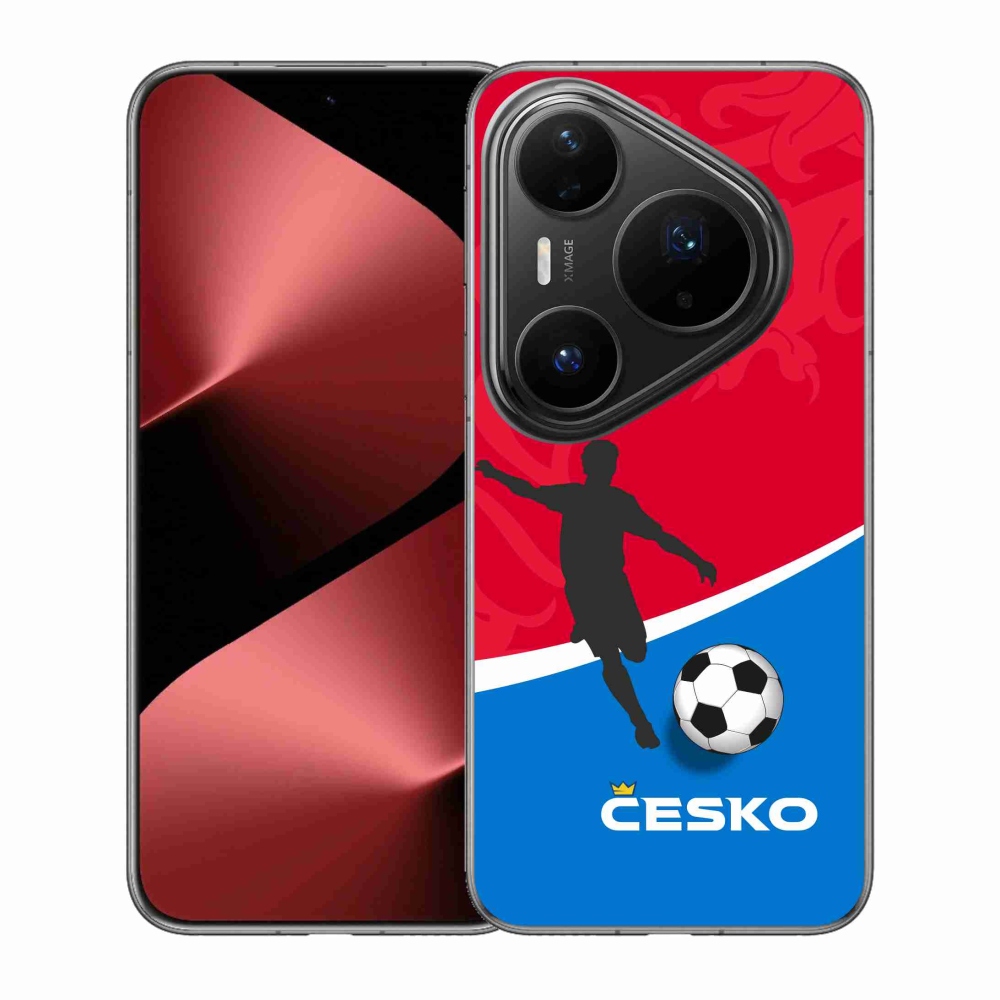 Gelový kryt mmCase na Huawei Pura 80 Pro - fotbal Česko