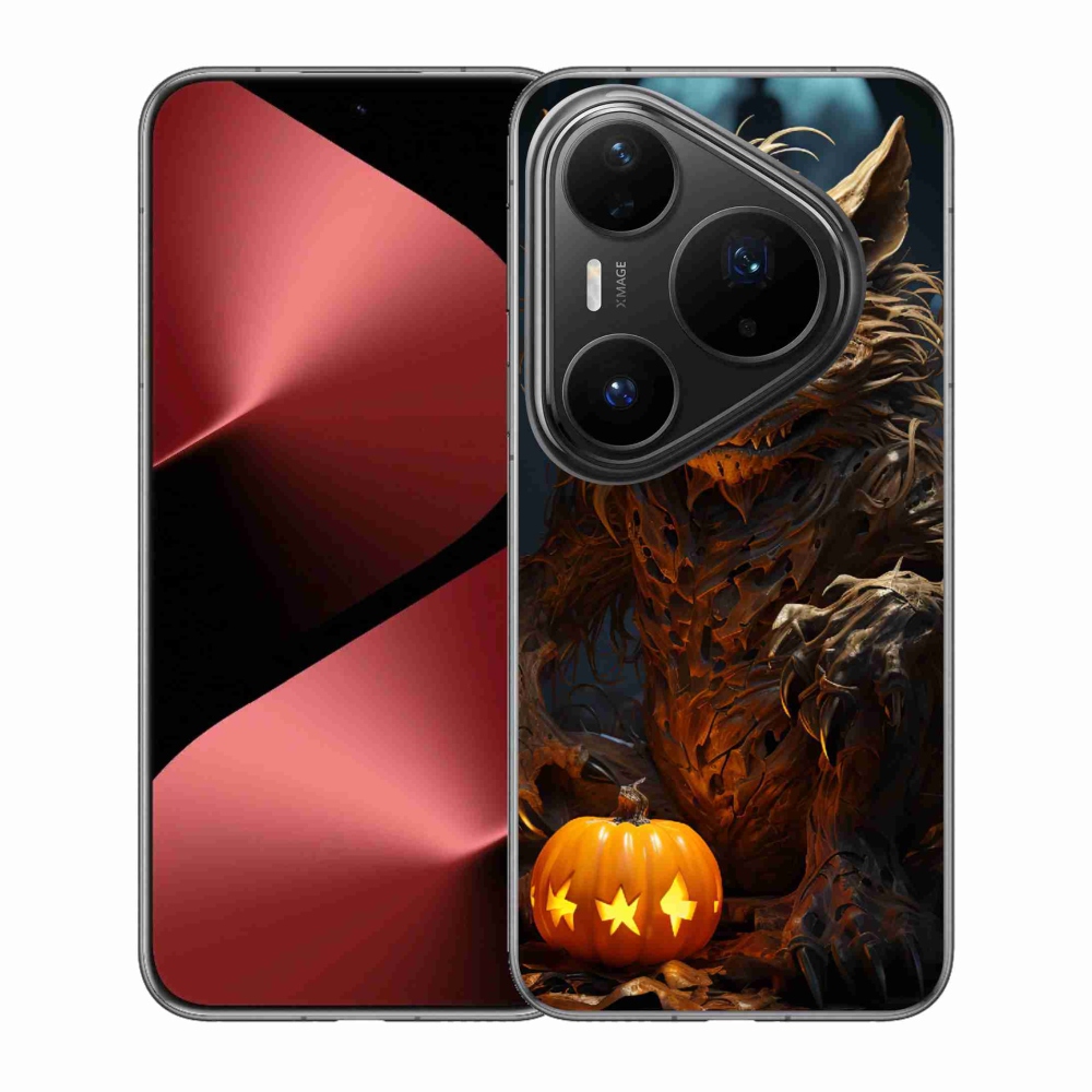 Gelový kryt mmCase na Huawei Pura 80 Pro - halloweenská příšera