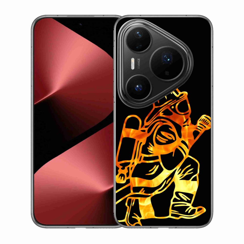 Gelový kryt mmCase na Huawei Pura 80 Pro - hasič 1