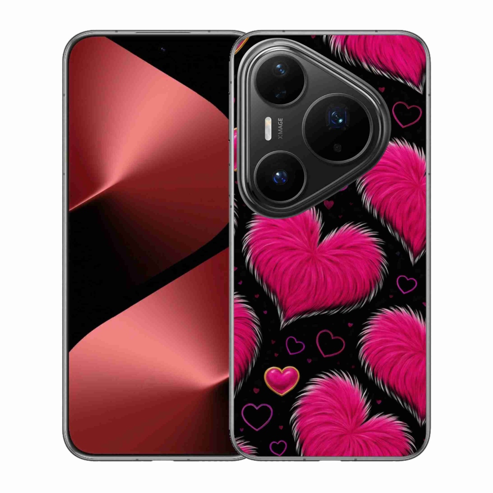 Gelový kryt mmCase na Huawei Pura 80 Pro - hebká srdce