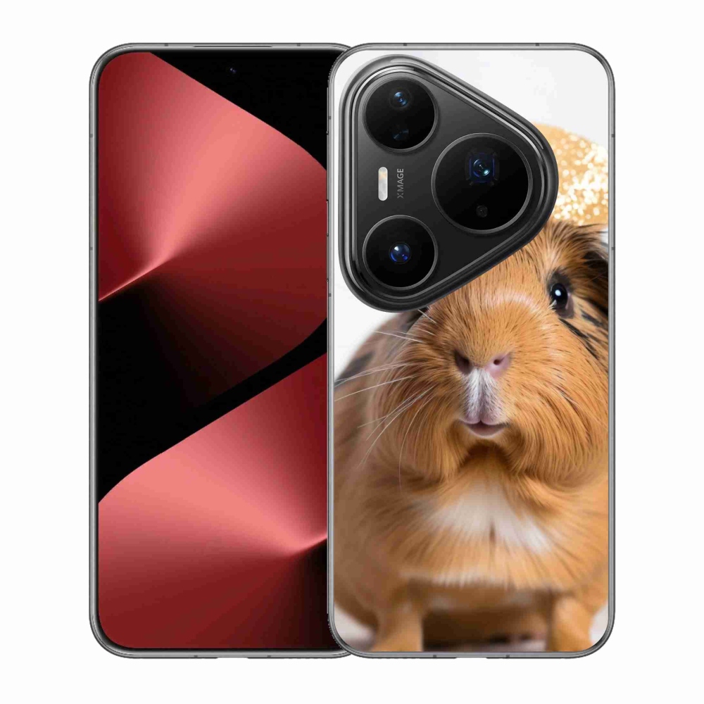 Gelový kryt mmCase na Huawei Pura 80 Pro - hnědé morče