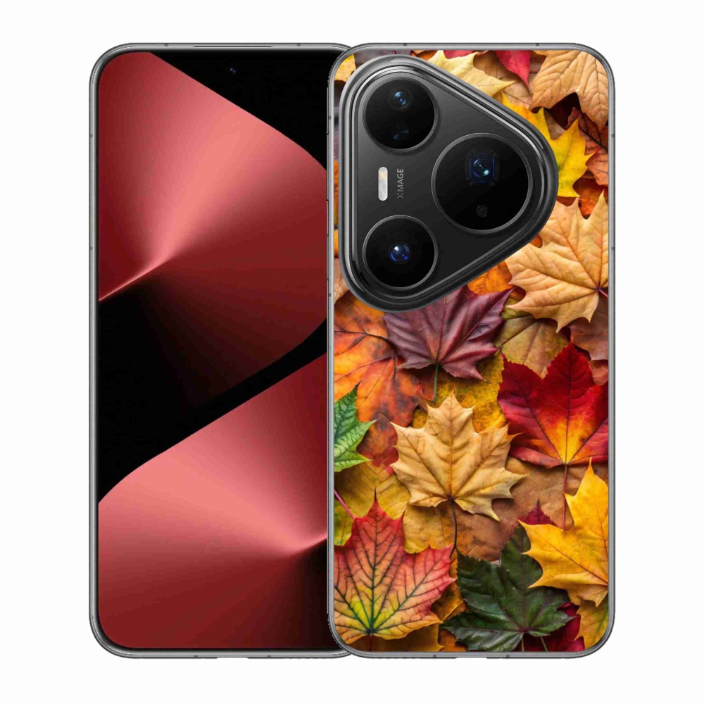 Gelový kryt mmCase na Huawei Pura 80 Pro - javorové listy 2