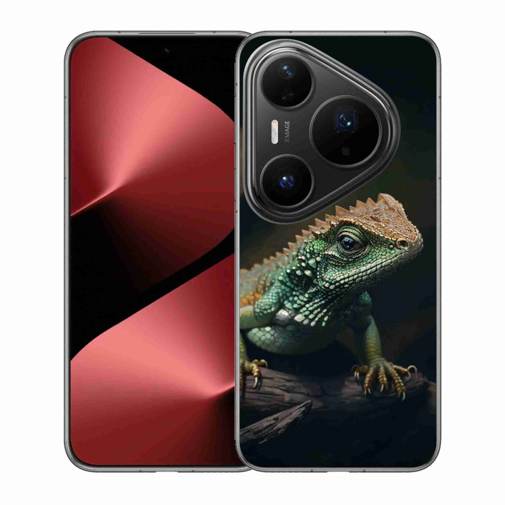 Gelový kryt mmCase na Huawei Pura 80 Pro - ještěr