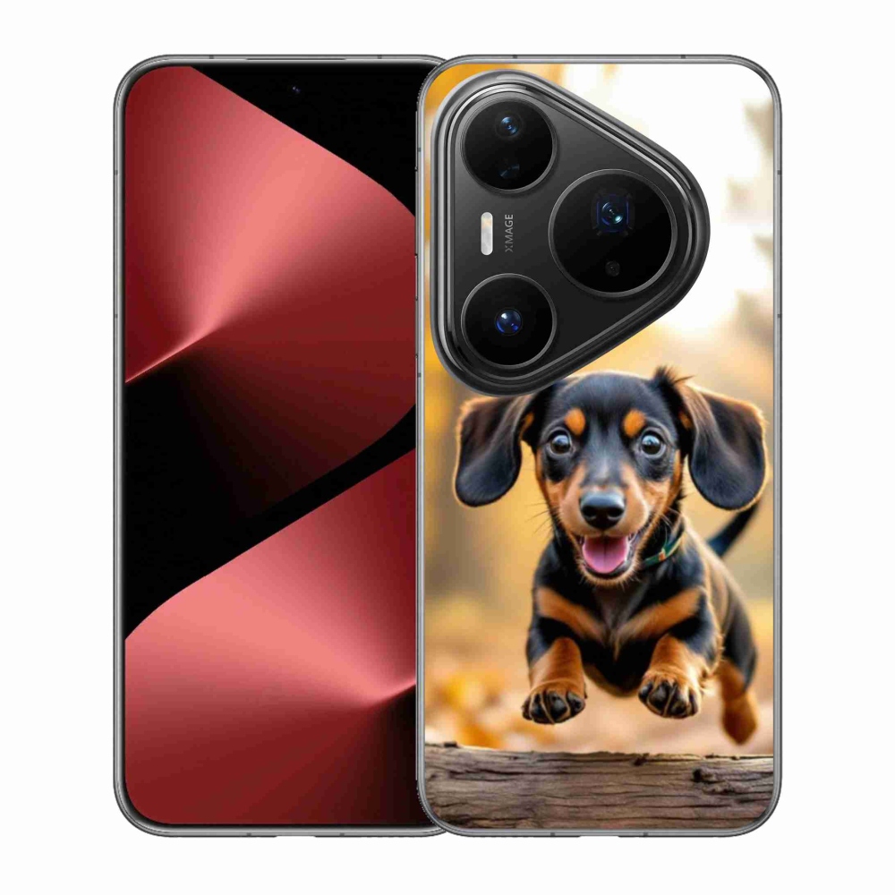 Gelový kryt mmCase na Huawei Pura 80 Pro - jezevčík 2