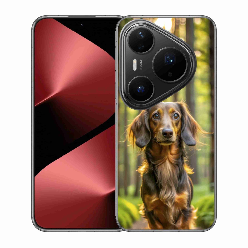 Gelový kryt mmCase na Huawei Pura 80 Pro - jezevčík 4